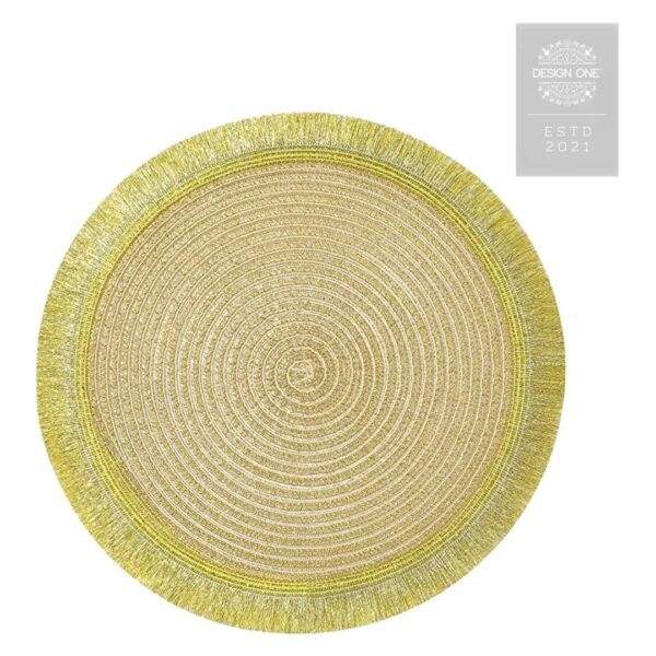 Gold Fringe Placemat