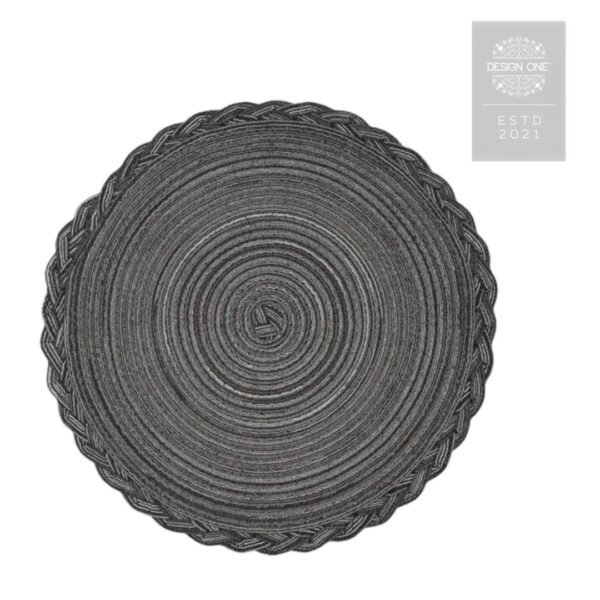 Grey Braided Placemat