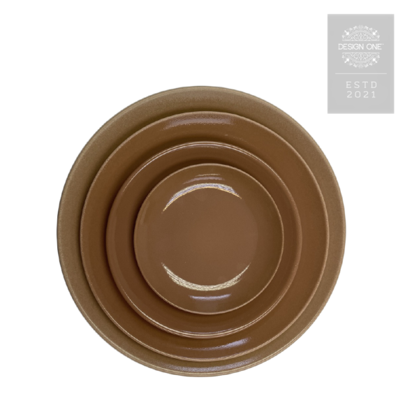 Celeste Porcelain Collection Khaki / tan