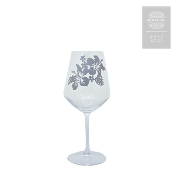 Angela Silver Flower Glassware Collection